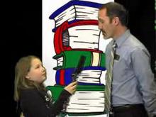 Book Fair interview with Mr. Williston and Erika